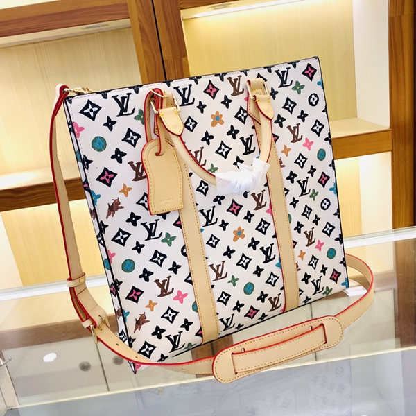 ルイヴィトンバッグ素材ディテール